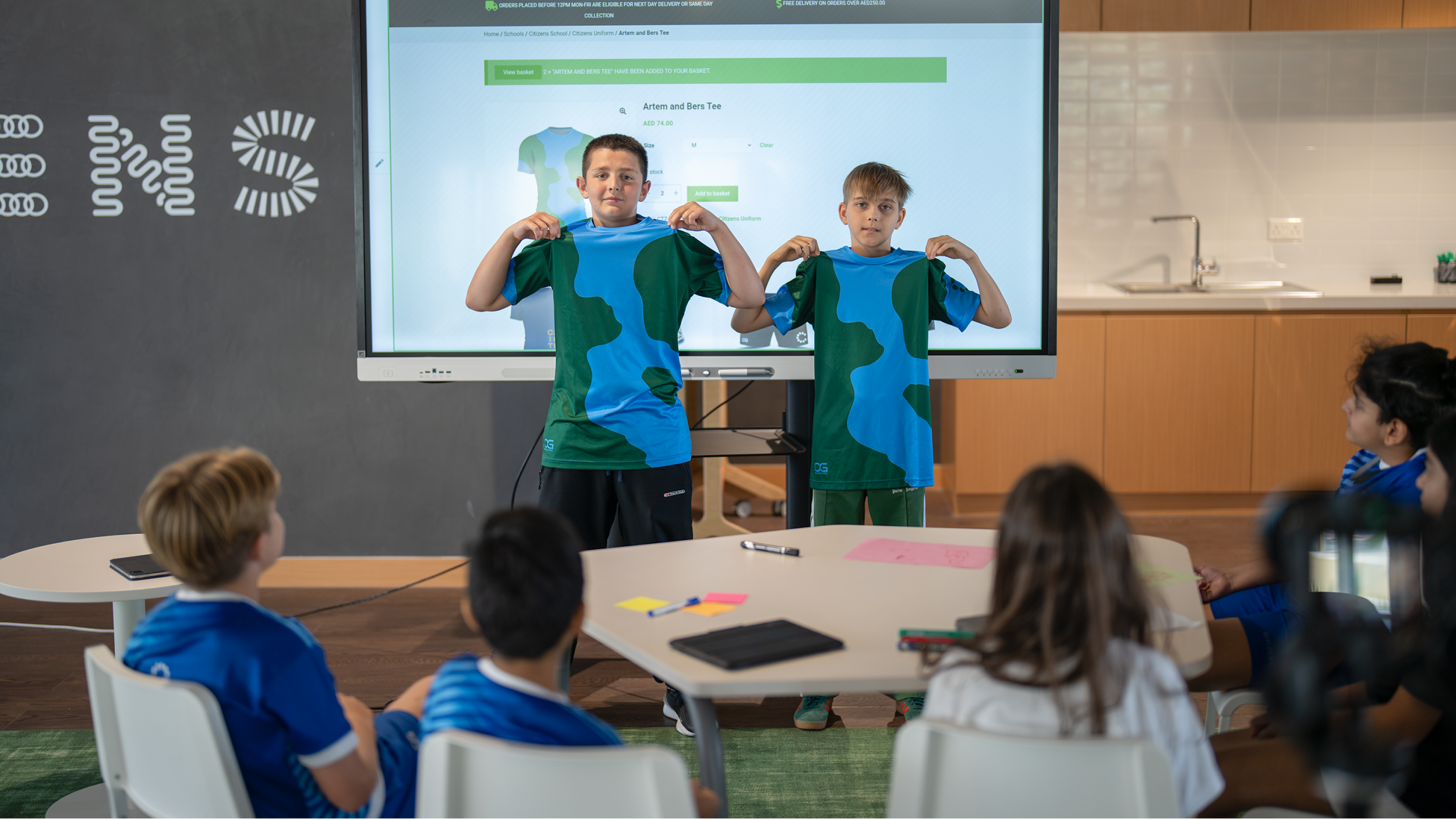 Young Innovators at Citizens School turn Classroom Project into School Uniform